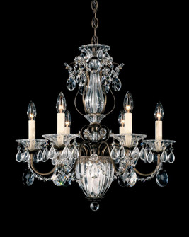 Bagatelle 7 Light 120V Chandelier in Antique Silver with Heritage Handcut Crystal (168|1246-48)