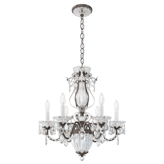 Bagatelle 7 Light 120V Chandelier in Heirloom Bronze with Clear Heritage Handcut Crystal (168|1246-76)