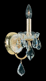 Century 1 Light 120V Wall Sconce in Black Pearl with Clear Heritage Handcut Crystal (168|1701-49)