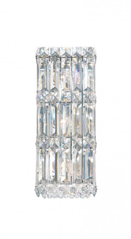 Quantum 3 Light 120V Wall Sconce in Polished Stainless Steel with Clear Crystals from Swarovski (168|2236S)