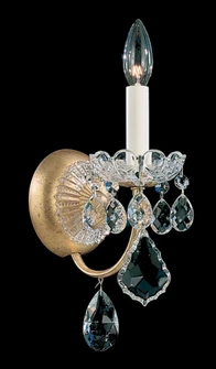 New Orleans 1 Light 120V Wall Sconce in Etruscan Gold with Clear Heritage Handcut Crystal (168|3650-23H)