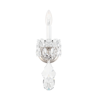 New Orleans 1 Light 120V Wall Sconce in Antique Silver with Clear Crystals from Swarovski (168|3650-48S)