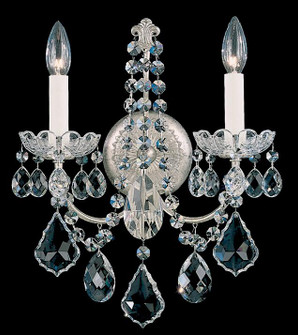 New Orleans 2 Light 120V Wall Sconce in Polished Silver with Clear Heritage Handcut Crystal (168|3651-40H)