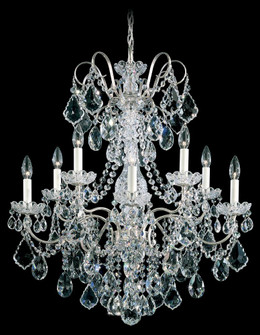 New Orleans 10 Light 120V Chandelier in Black Pearl with Clear Crystals from Swarovski (168|3657-49S)