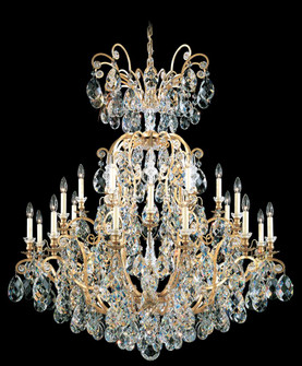 Renaissance 25 Light 120V Chandelier in Heirloom Gold with Clear Heritage Handcut Crystal (168|3774-22)
