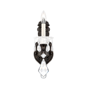 La Scala 1 Light 120V Wall Sconce in Heirloom Bronze with Clear Heritage Handcut Crystal (168|5069-76)