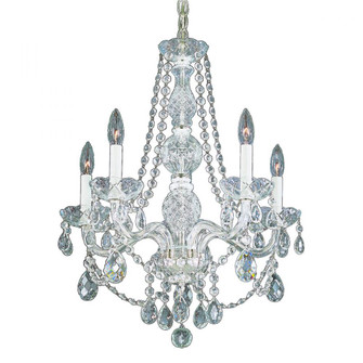 Arlington 5 Light 120V Chandelier in Polished Silver with Clear Heritage Handcut Crystal (168|1302-40H)