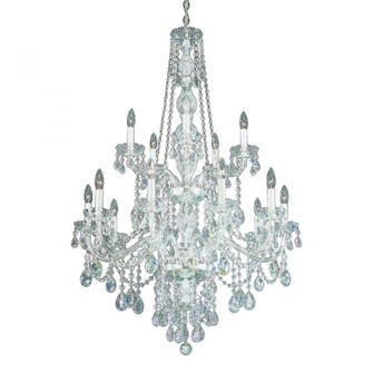 Arlington 15 Light 120V Chandelier in Polished Silver with Clear Heritage Handcut Crystal (168|1308-40H)