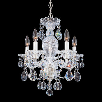 Sterling 5 Light 120V Chandelier in Polished Silver with Clear Heritage Handcut Crystal (168|2999-40H)