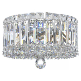 Plaza 4 Light 120V Flush Mount in Polished Stainless Steel with Clear Crystals from Swarovski (168|6692S)