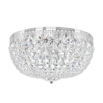 Petit Crystal 5 Light 110V Close to Ceiling in Silver with Clear Crystals From Swarovski® (168|1564-40S)