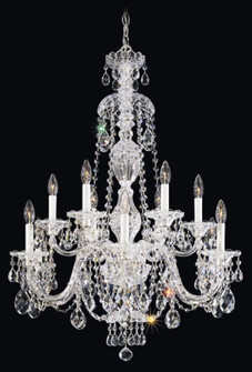 Sterling 12 Light 120V Chandelier in Polished Silver with Clear Heritage Handcut Crystal (168|2997-40H)