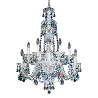 Sterling 12 Light 110V Chandelier in Silver with Clear Crystals From Swarovski® (168|2997-40S)