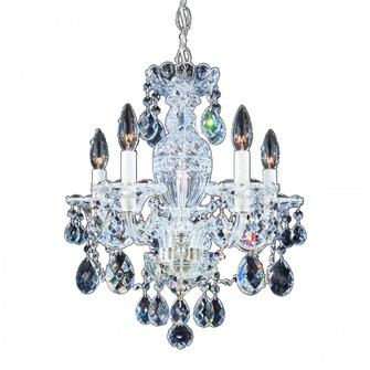 Sterling 5 Light 110V Chandelier in Silver with Clear Crystals From Swarovski® (168|2999-40S)