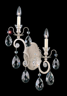 Renaissance 2 Light 120V Wall Sconce in Antique Silver with Heritage Handcut Crystal (168|3757-48)