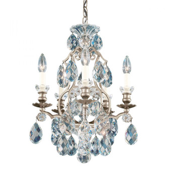 Renaissance 5 Light 120V Chandelier in Antique Silver with Clear Heritage Handcut Crystal (168|3769-48)