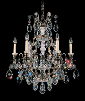 Renaissance 7 Light 120V Chandelier in Etruscan Gold with Clear Heritage Handcut Crystal (168|3770-23)