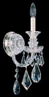 Hamilton 1 Light 120V Wall Sconce in Polished Silver with Clear Heritage Handcut Crystal (168|5701CL)