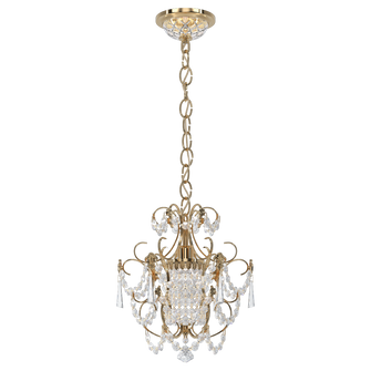 Century 1 Light 110V Mini Pendant in Aurelia with Clear Heritage Crystal (168|1829-211)