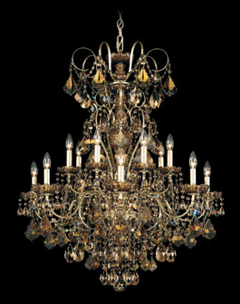 New Orleans 14 Light 120V Chandelier in Aurelia with Clear Heritage Handcut Crystal (168|3658-211H)