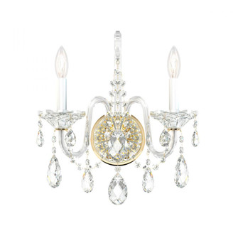 Sterling 2 Light 120V Wall Sconce in Aurelia with Clear Heritage Handcut Crystal (168|2991-211H)