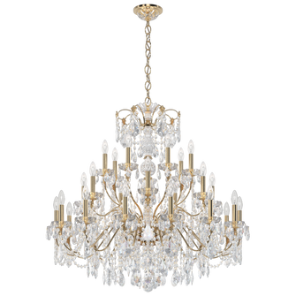 Century 28 Light 120V Chandelier in Aurelia with Clear Heritage Handcut Crystal (168|1718-211)
