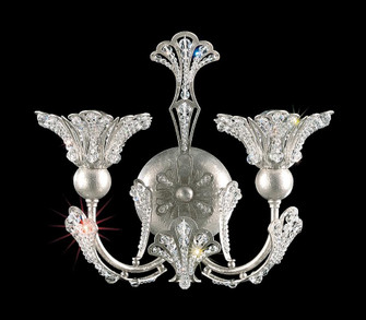 Rivendell 2 Light 120V Wall Sconce in Heirloom Bronze with Clear Crystals from Swarovski (168|7855-76S)