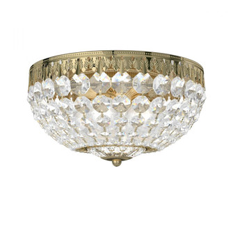 Petit Crystal 4 Light 110V Close to Ceiling in Rich Auerelia Gold with Clear Crystals From Swarovs (168|1560-211S)