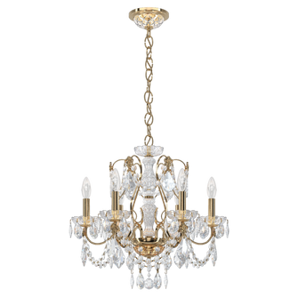 Century 6 Light 120V Chandelier in Aurelia with Clear Heritage Handcut Crystal (168|1705-211)