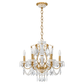Century 6 Light 120V Chandelier in Heirloom Gold with Clear Heritage Handcut Crystal (168|1705-22)