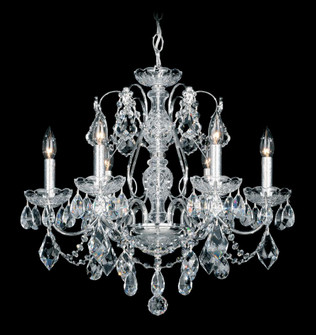 Century 6 Light 120V Chandelier in Heirloom Gold with Clear Heritage Handcut Crystal (168|1705-22)