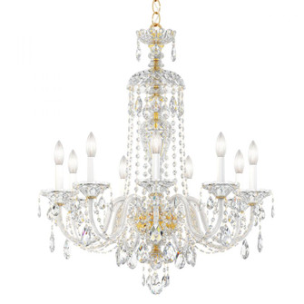 Sterling 9 Light 120V Chandelier in Aurelia with Clear Heritage Handcut Crystal (168|2996-211H)