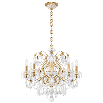 Century 9 Light 120V Chandelier in Heirloom Gold with Clear Heritage Handcut Crystal (168|1709-22)