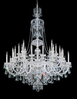 Sterling 45 Light 120V Chandelier in Aurelia with Clear Heritage Handcut Crystal (168|3612-211H)