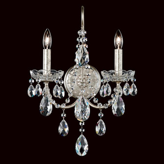 Sonatina 2 Light 120V Wall Sconce in Black Pearl with Clear Heritage Handcut Crystal (168|ST1939N-49H)