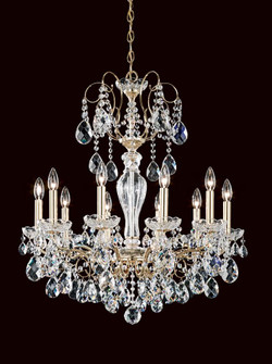 Sonatina 10 Light 120V Chandelier in Heirloom Bronze with Clear Heritage Handcut Crystal (168|ST1946N-76H)