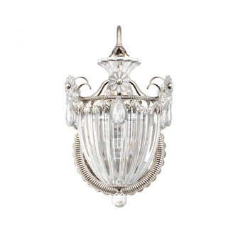 Bagatelle 1 Light 120V Wall Sconce in Antique Silver with Clear Crystals from Swarovski (168|1240-48S)