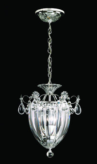 Bagatelle 3 Light 120V Mini Pendant in Polished Silver with Clear Crystals from Swarovski (168|1243-40S)