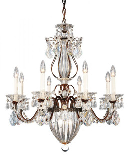 Bagatelle 11 Light 120V Chandelier in Heirloom Bronze with Clear Crystals from Swarovski (168|1248-76S)
