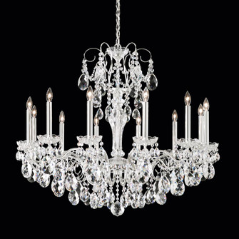 Sonatina 12 Light 120V Chandelier in Etruscan Gold with Clear Crystals from Swarovski (168|ST1849N-23S)
