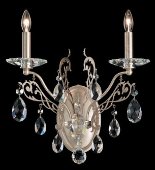 Filigrae 2 Light 120V Wall Sconce in French Gold with Clear Heritage Handcut Crystal (168|FE7002N-26H)