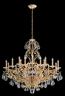 Filigrae 18 Light 120V Chandelier in French Gold with Clear Heritage Handcut Crystal (168|FE7018N-26H)