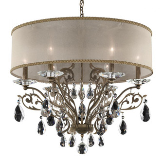 Filigrae 6 Light 120V Chandelier in Etruscan Gold with Clear Heritage Handcut Crystal and Gold Sha (168|FE7066N-23H2)