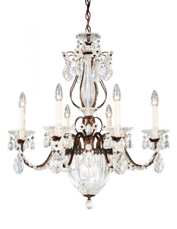 Bagatelle 7 Light 120V Chandelier in Heirloom Bronze with Clear Crystals from Swarovski (168|1246-76S)