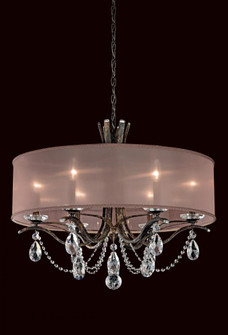 Vesca 6 Light 120V Chandelier in Etruscan Gold with Clear Heritage Handcut Crystal and Gold Shade (168|VA8306N-23H2)
