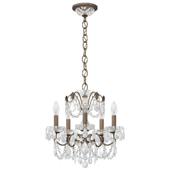 Century 5 Light 120V Chandelier in Etruscan Gold with Clear Heritage Handcut Crystal (168|1704-23)