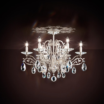 Filigrae 6 Light 120V Semi-Flush Mount in French Gold with Clear Heritage Handcut Crystal (168|FE7206N-26H)