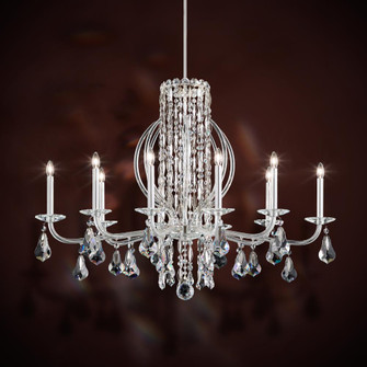 Siena 10 Light 120V Chandelier in Antique Silver with Clear Heritage Handcut Crystal (168|RS8310N-48H)