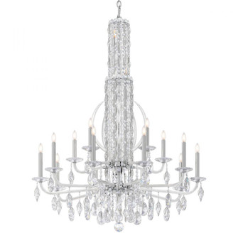 Siena 17 Light 120V Chandelier in Polished Stainless Steel with Clear Heritage Handcut Crystal (168|RS8415N-401H)