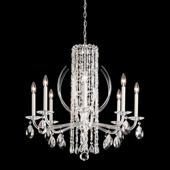 Siena 8 Light 120V Chandelier in White with Clear Heritage Handcut Crystal (168|RS8308N-06H)